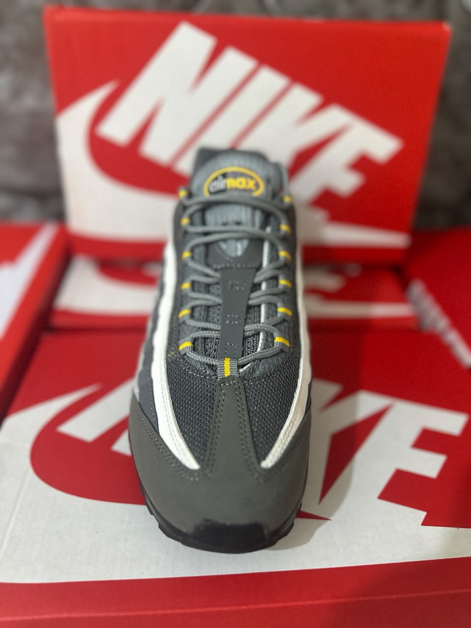 Nike Air Max 95 Yellow Strike Mens Trainers UK Reps AAA Quality