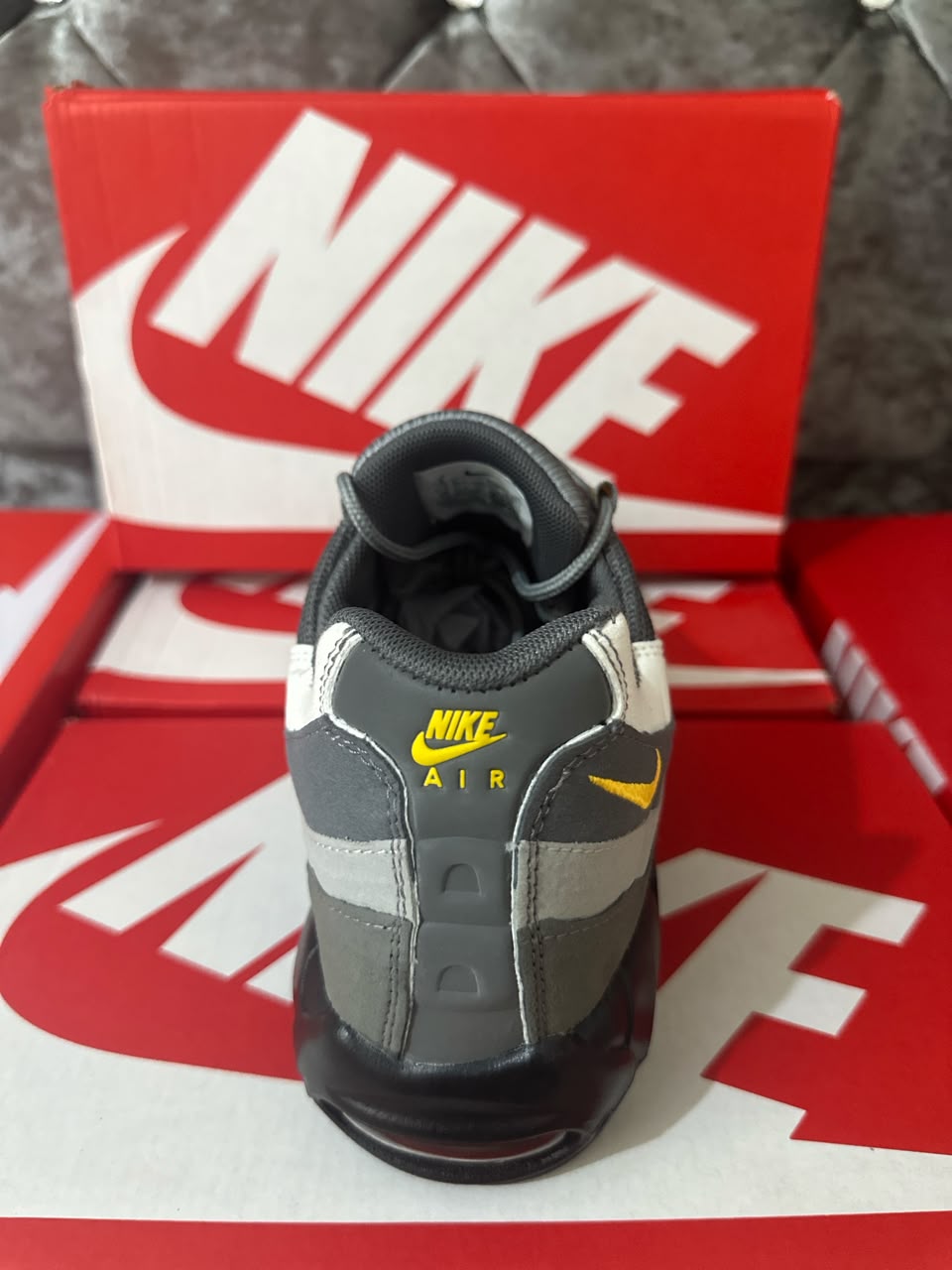 Nike Air Max 95 Yellow Strike Mens Trainers UK Reps AAA Quality