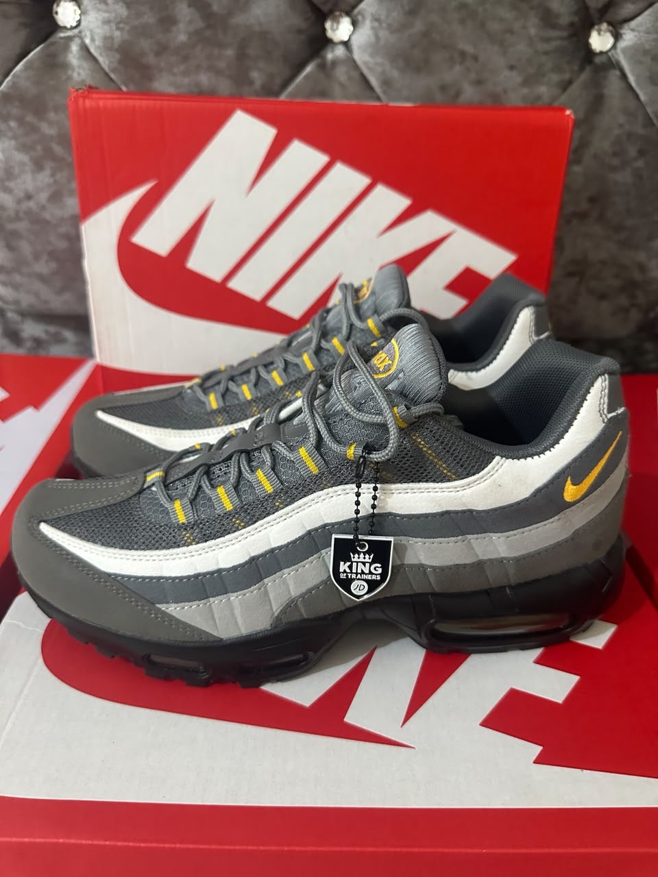 Nike Air Max 95 Yellow Strike Mens Trainers UK Reps AAA Quality