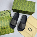 Gucci Men's Replica Black Slides Sale UK