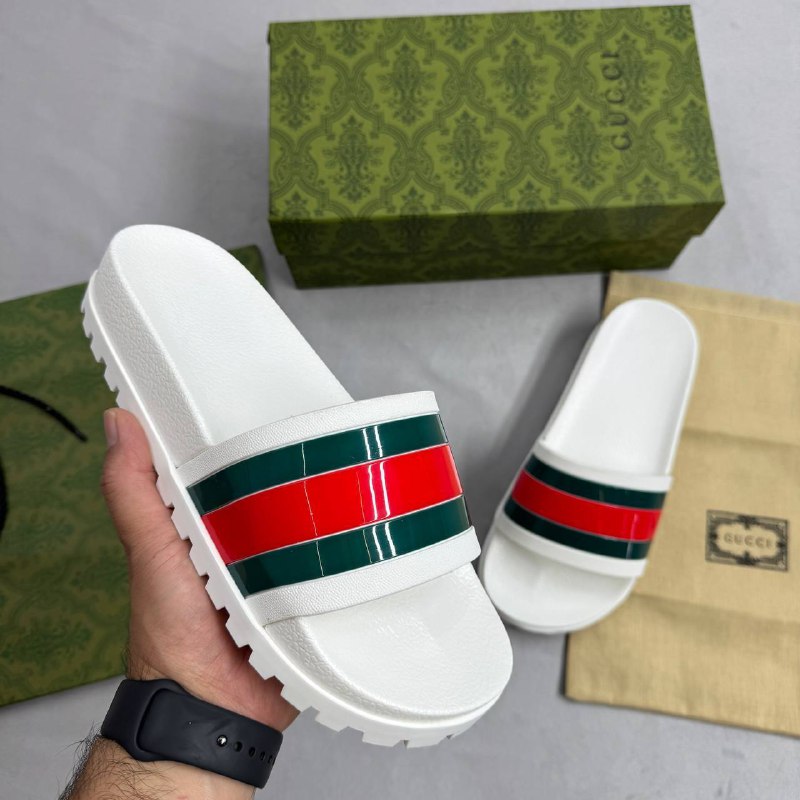 Gucci Web Replica  Slides Men's Size  Sale UK
