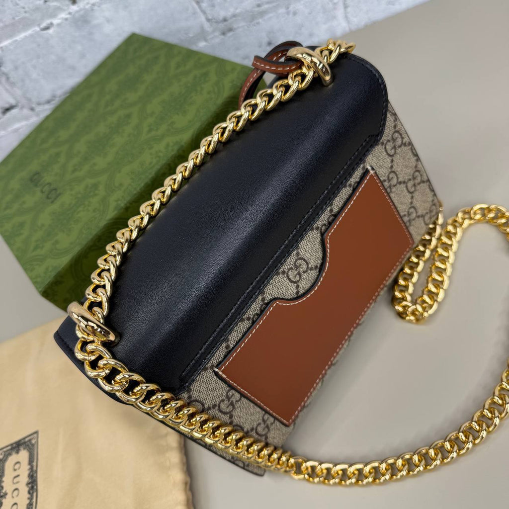 Gucci  Leather crossbody Rep bag Paddle Lock Small Chain Shoulder Sale UK