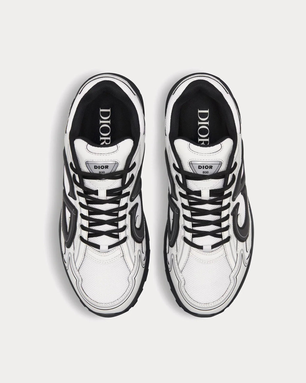 Dior - B30 Mesh & Technical Fabric White  Trainers for MEN Top Sneakers  Sale UK