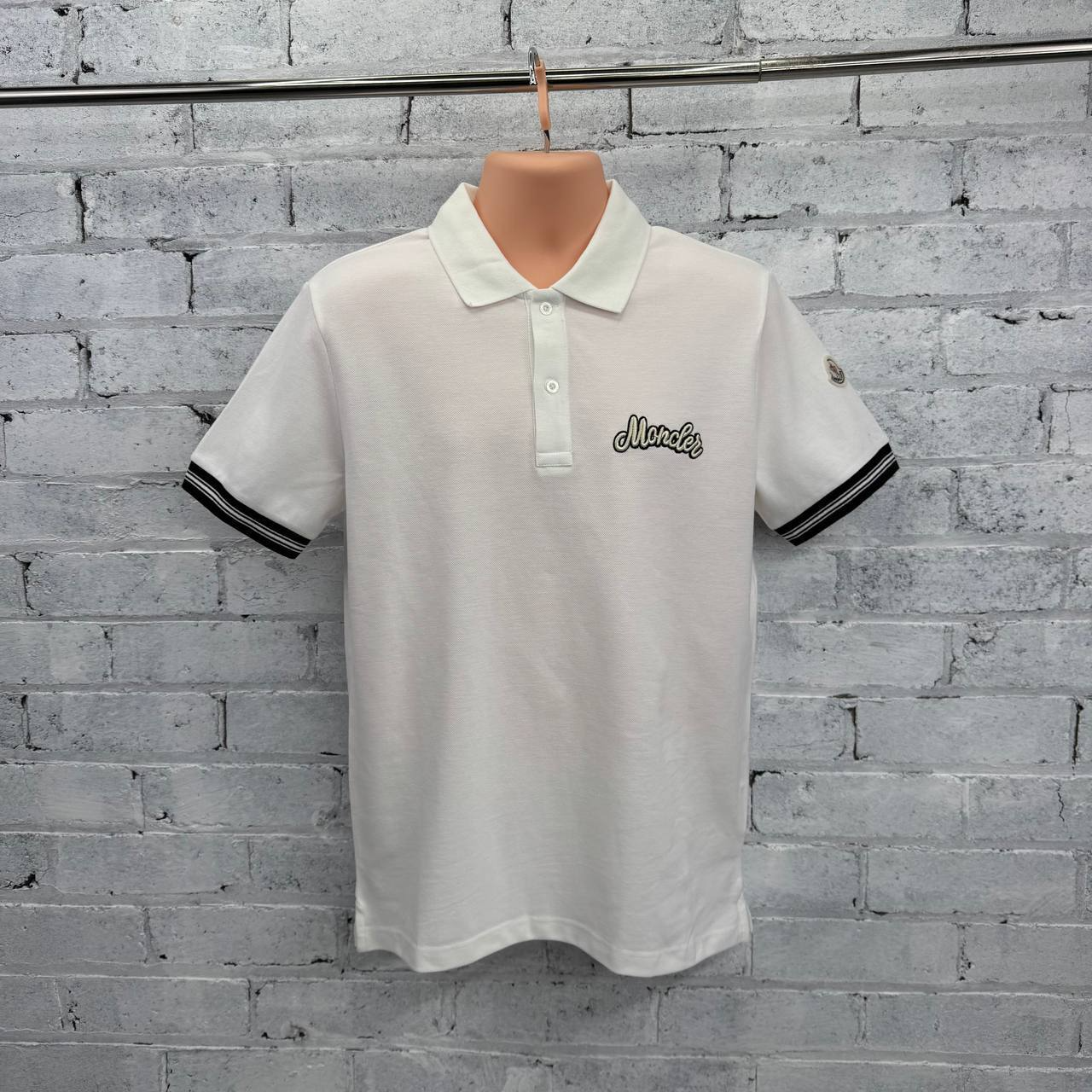 Moncler Men's Replica Black Polo Shirt Sale UK