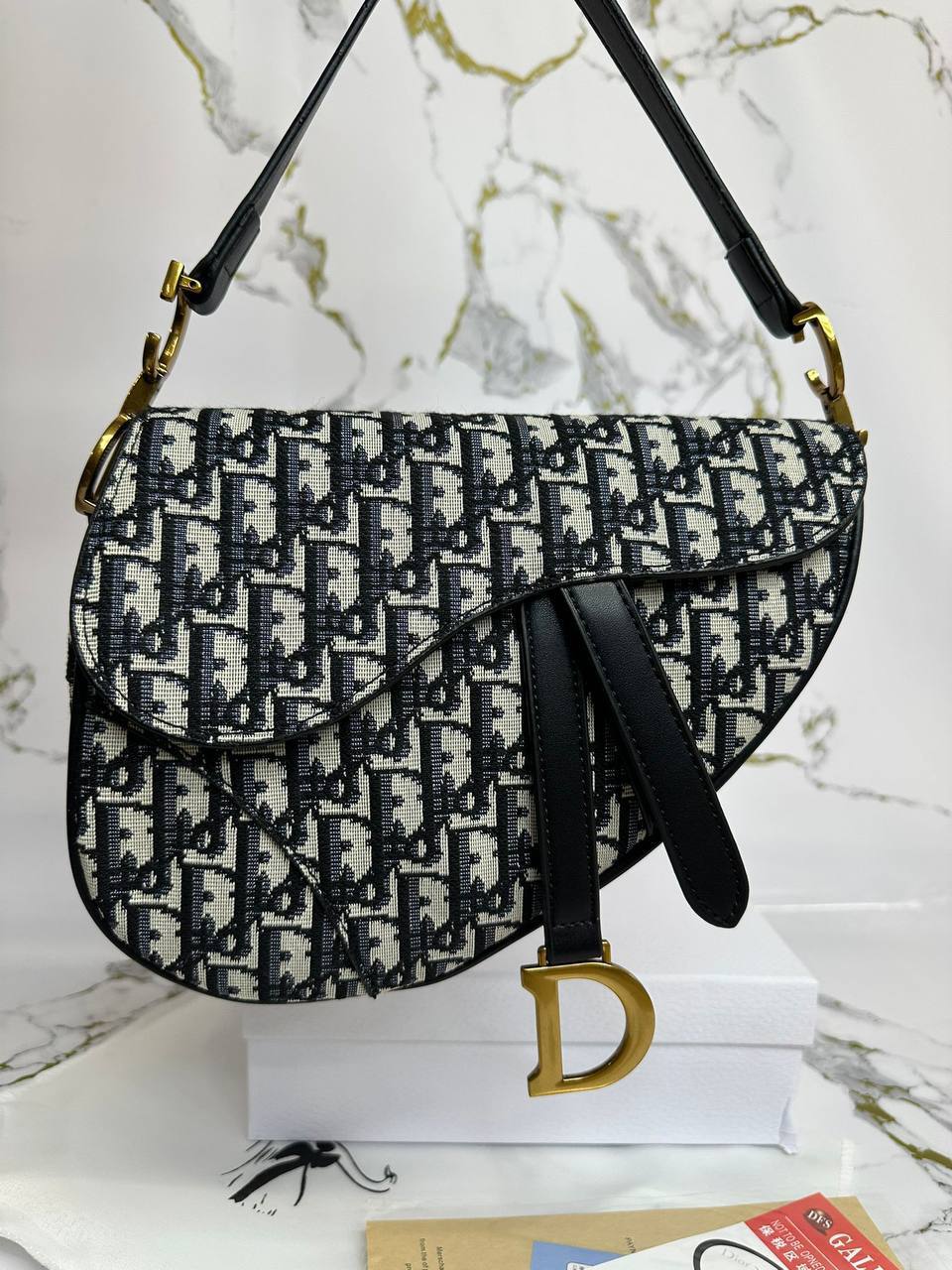 Dior Saddle Bag in Oblique Jacquard Calfskin UK Reps AAA Quality