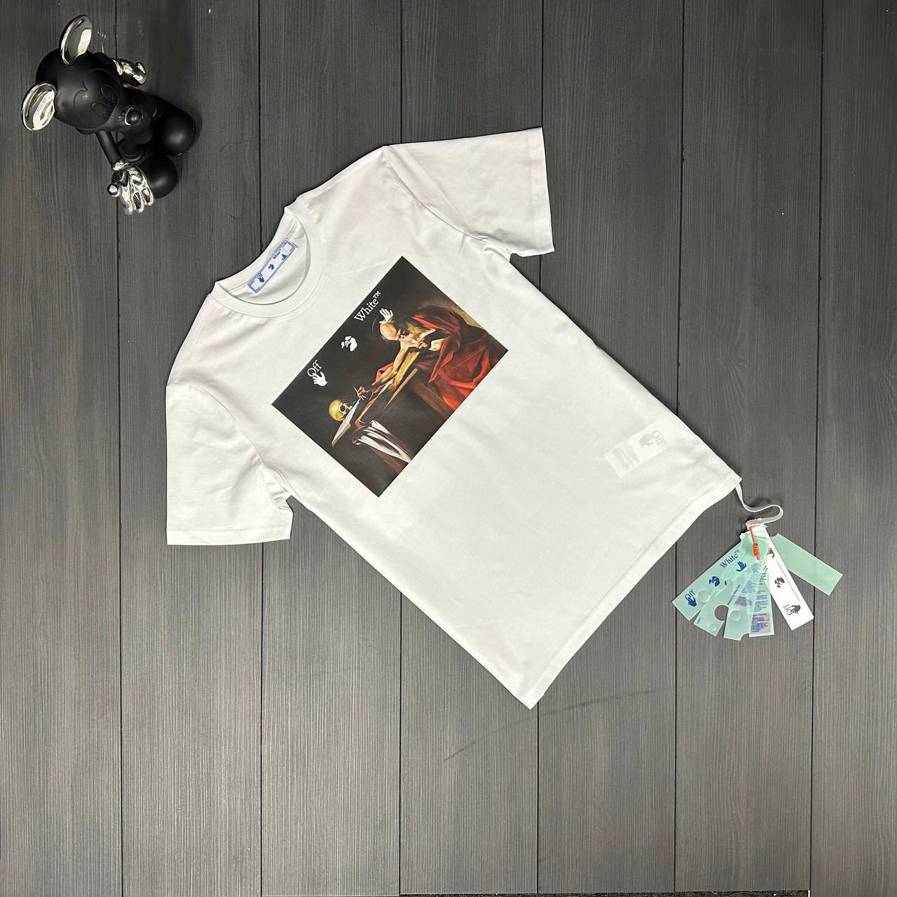 Off-White Caravaggio Saint T-Shirt in 2 Colors UK Reps AAA Quality