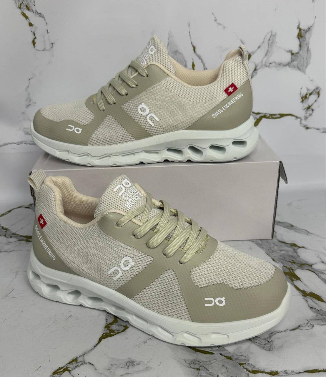 On Running Cloudrunner 2 Beige Trainers Womens Best Sale AAA Quality UK Reps