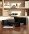 Prada Sunglasses Square Frame Brown Mens UK Reps AAA Quality