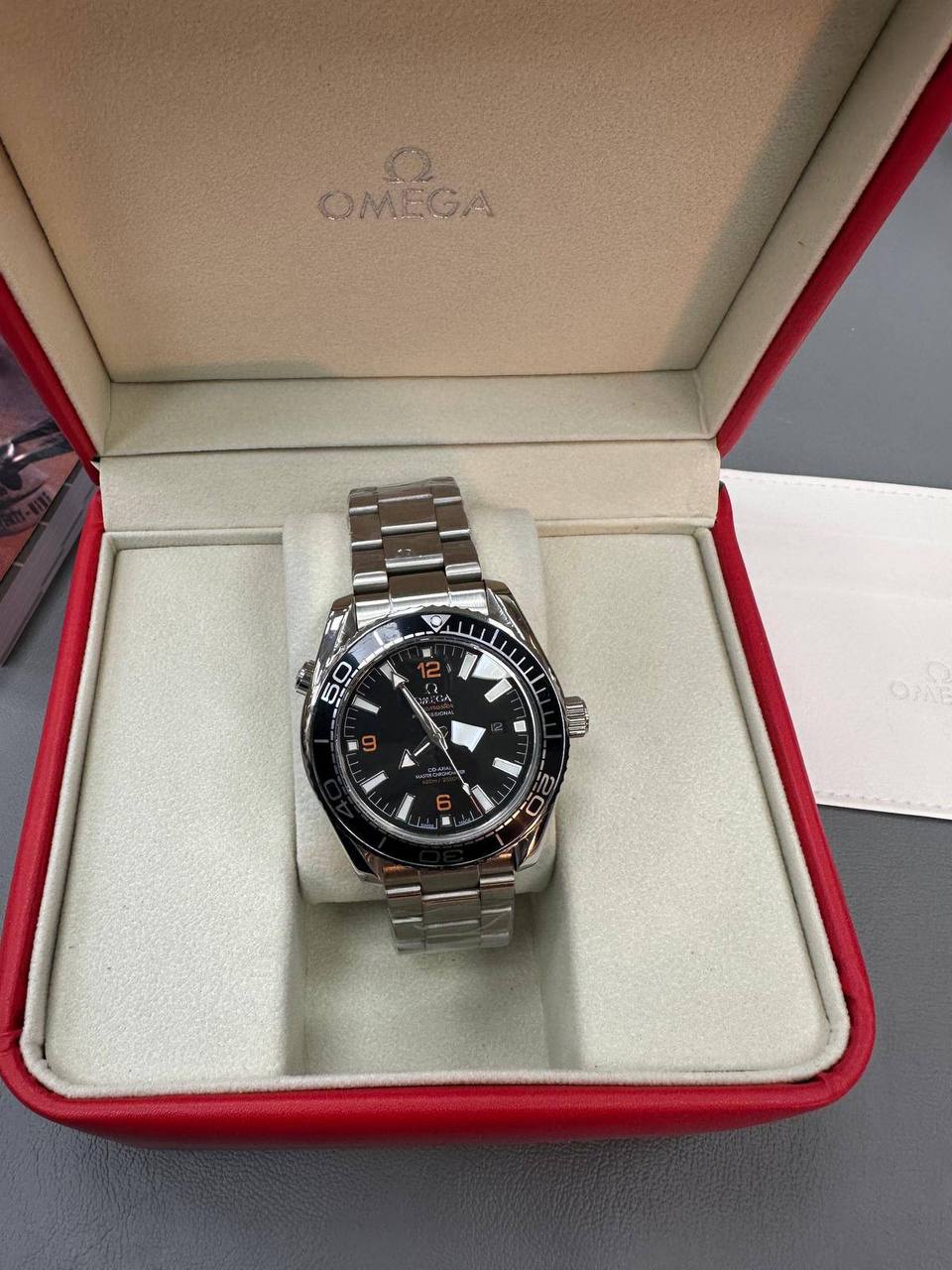 Omega Seamaster Planet Black Dial Mens Watch UK Reps AAA Quality