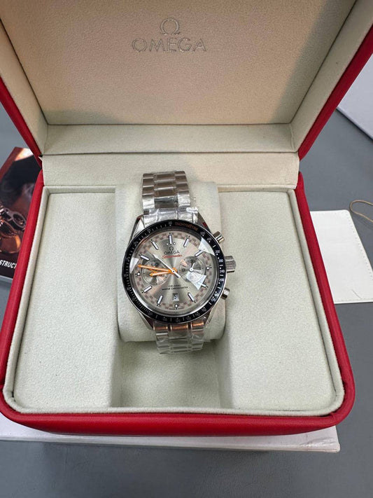 Omega Speedmaster Racing Grey Dial Mens Watch UK Reps AAA Quality