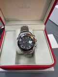 Omega Seamaster Planet Ocean Co Axial Chronograph Grey Dial Mens Watch UK Reps AAA Quality