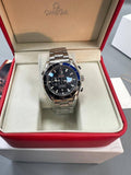 Omega Seamaster Planet Ocean Co Axial Chronograph Black/Blue Dial Mens Watch UK Reps AAA Quality