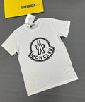 Moncler Big Logo T-Shirts Mens in White Color UK Reps AAA Quality