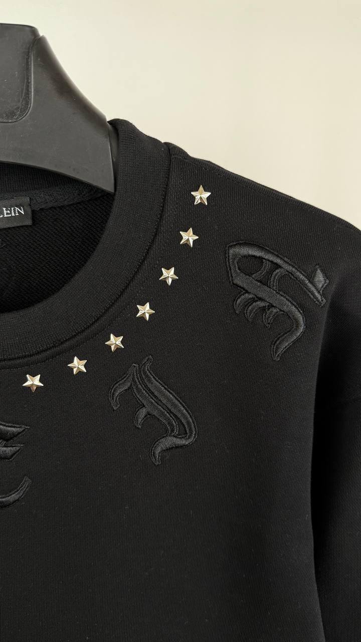 Philipp Plein Gothic Plein Jumpers Mens in 2 Colors Best Sale UK Reps AAA Quality