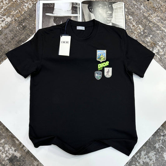 Christian Dior Mountain Logo T-Shirts Relaxed Fit in Multiple Colors UK Reps AAA Quality