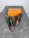 Louis Vuitton Leather Monogram Canvas and Patent Cherie Heels UK Reps AAA Quality
