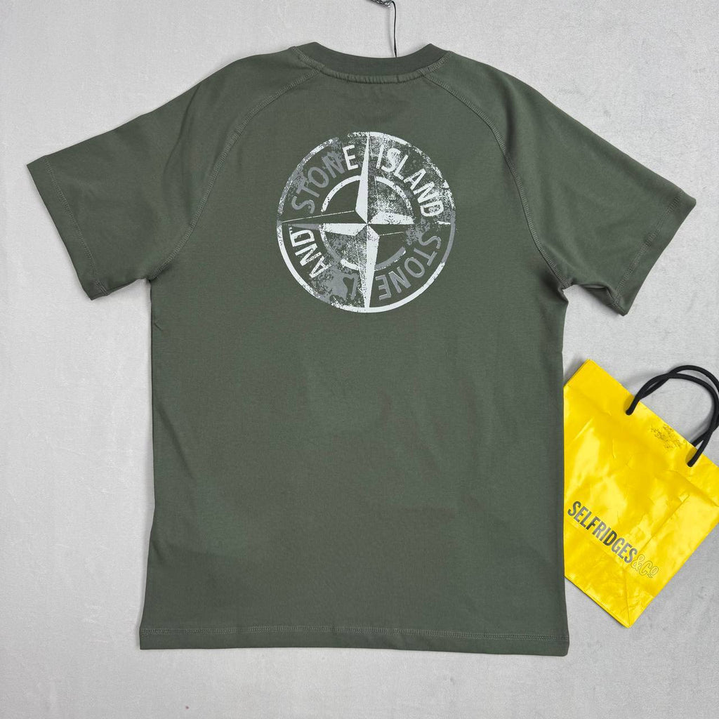 Stone Island Organic-Cotton Jersey T-Shirts Mens in Multiple Colors UK Reps AAA Quality