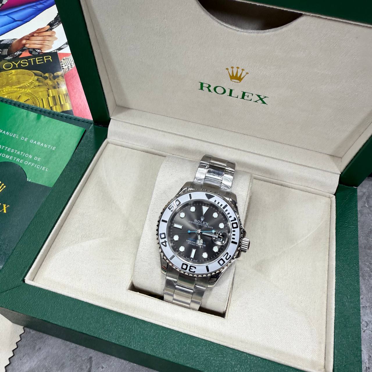 Rolex Yacht-Master Rhodium Dial Mens Watches UK Reps AAA Quality