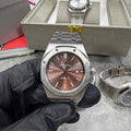 Audemars Piguet Royal Oak Brown Dial Men's Watch Fashion UK Reps Fakes Best Sale