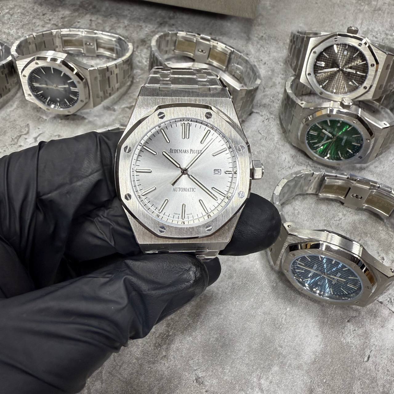 Audemars Piguet Royal Oak Silver Dial Men's Watch Fashion UK Reps Fakes Best Sale