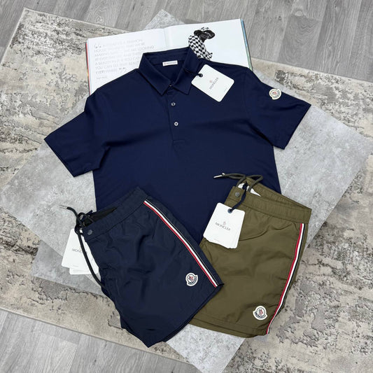Moncler Logo Polo Shirts & Shorts Sets in Multiple Colors UK Reps AAA Quality