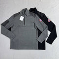 Canada Goose Stormont Slim-Fit Quarter-Zip Sweatshirt in 2 Colors UK Reps AAA Quality