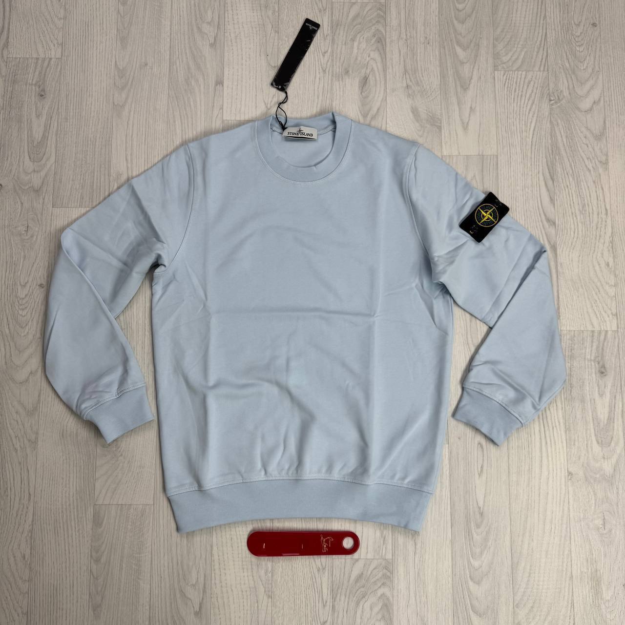 Stone Island Badge Sleeve Heavyweight Sweatshirt Crewneck Mens in Multiple Colors UK Reps AAA  Quality