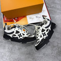 Louis Vuitton LV Skate Sneakers Grey/ White Mens Best Sale UK Reps AAA Quality