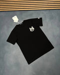 Moncler Logo-Patch T-Shirts Mens Short Sleeves Round Neck in 2 Colors Best Sale UK Reps AAA Quality