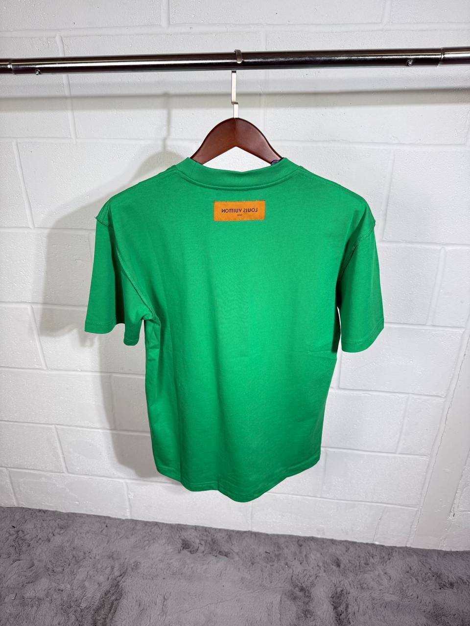 Louis Vuitton LV Embossed T-Shirt Mens Summer Short Sleeve Shirts UK Reps AAA Quality