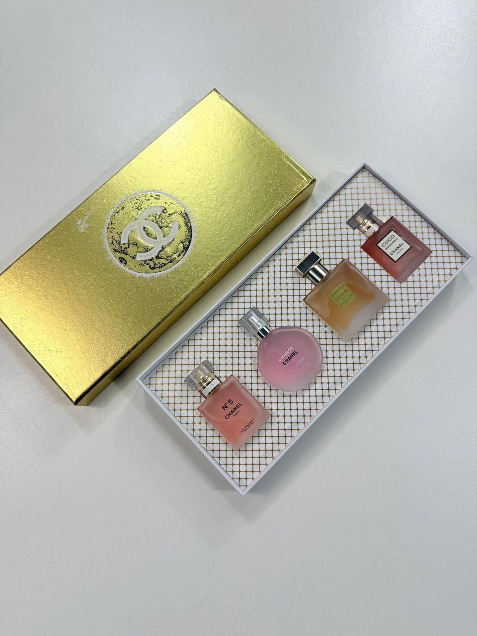 Chanel Fragrance Gifts Kit 4 PCS Giftset Womens Best Sale UK Reps AAA Quality