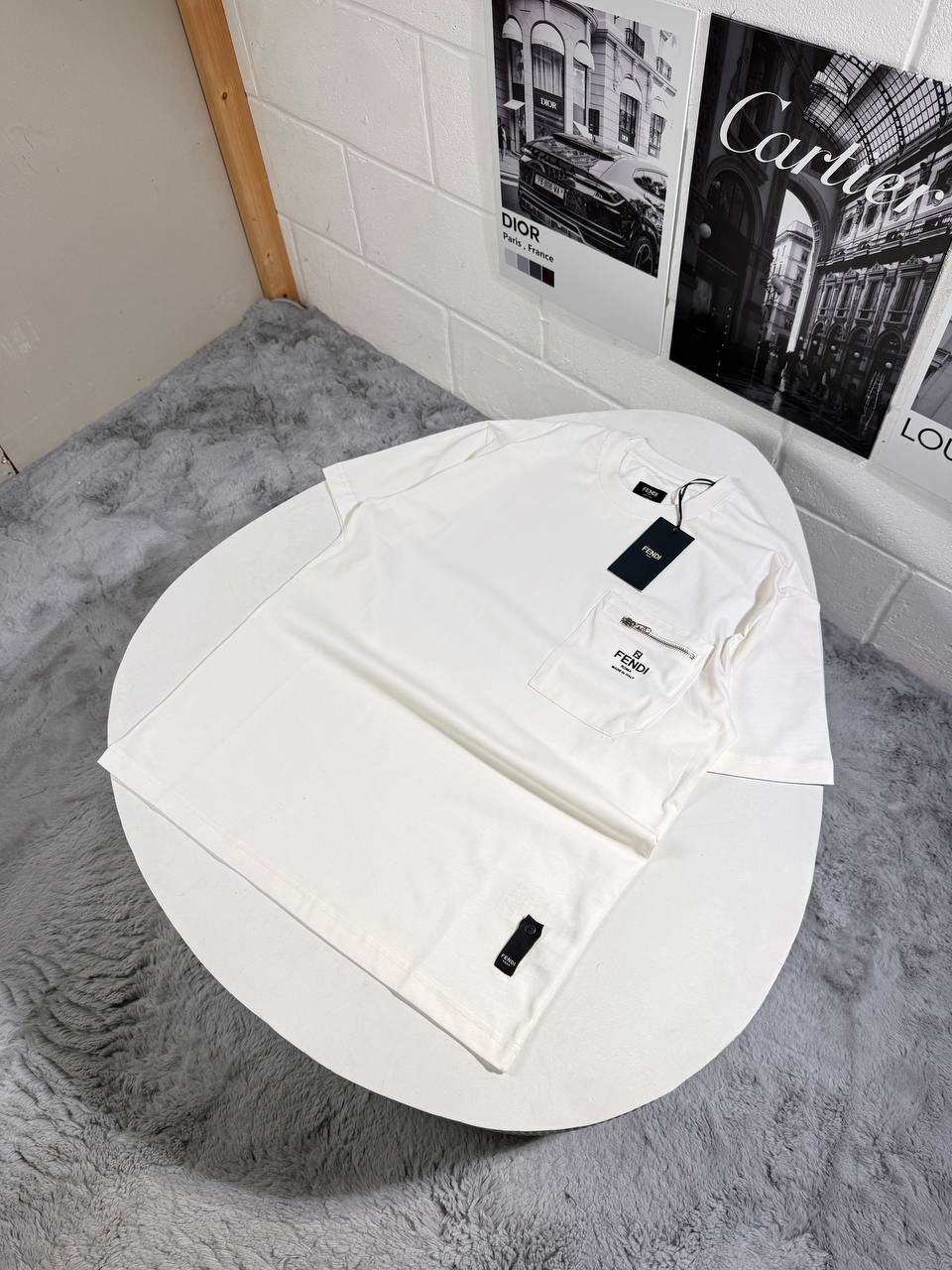 Fendi Monogram T-Shirts Mens in Multiple Colors Best Sale UK Reps AAA Quality