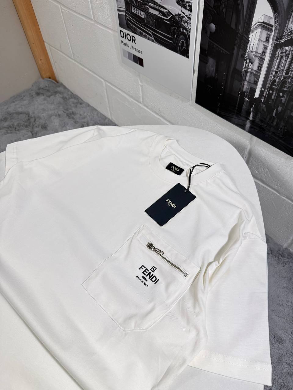 Fendi Monogram T-Shirts Mens in Multiple Colors Best Sale UK Reps AAA Quality
