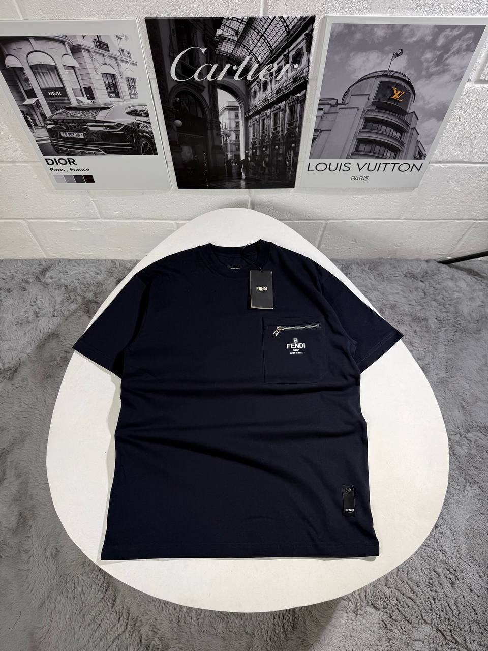 Fendi Monogram T-Shirts Mens in Multiple Colors Best Sale UK Reps AAA Quality