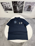 Louis Vuitton LV Embroidered Polo Shirts for Mens in 2 Colors UK Reps AAA Quality