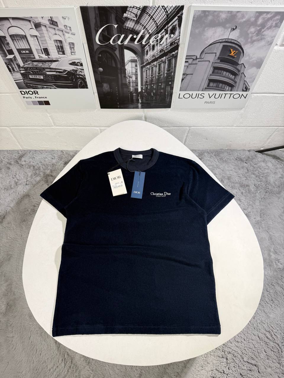 Christian Dior Logo Towel T-Shirts Relaxed Fit in Multiple Colors UK Reps AAA Quality