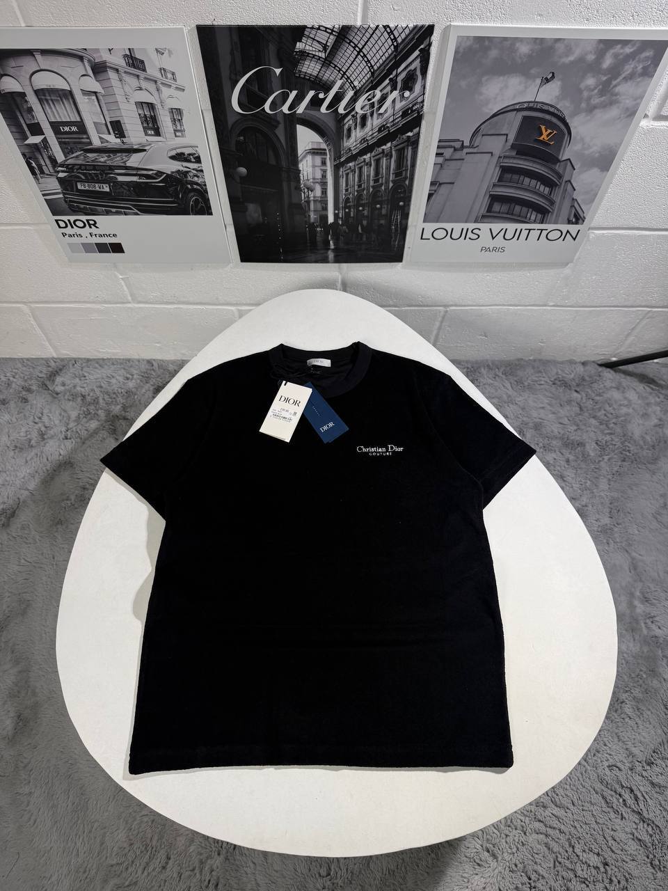 Christian Dior Logo Towel T-Shirts Relaxed Fit in Multiple Colors UK Reps AAA Quality