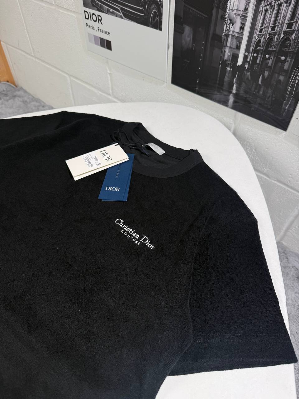 Christian Dior Logo Towel T-Shirts Relaxed Fit in Multiple Colors UK Reps AAA Quality