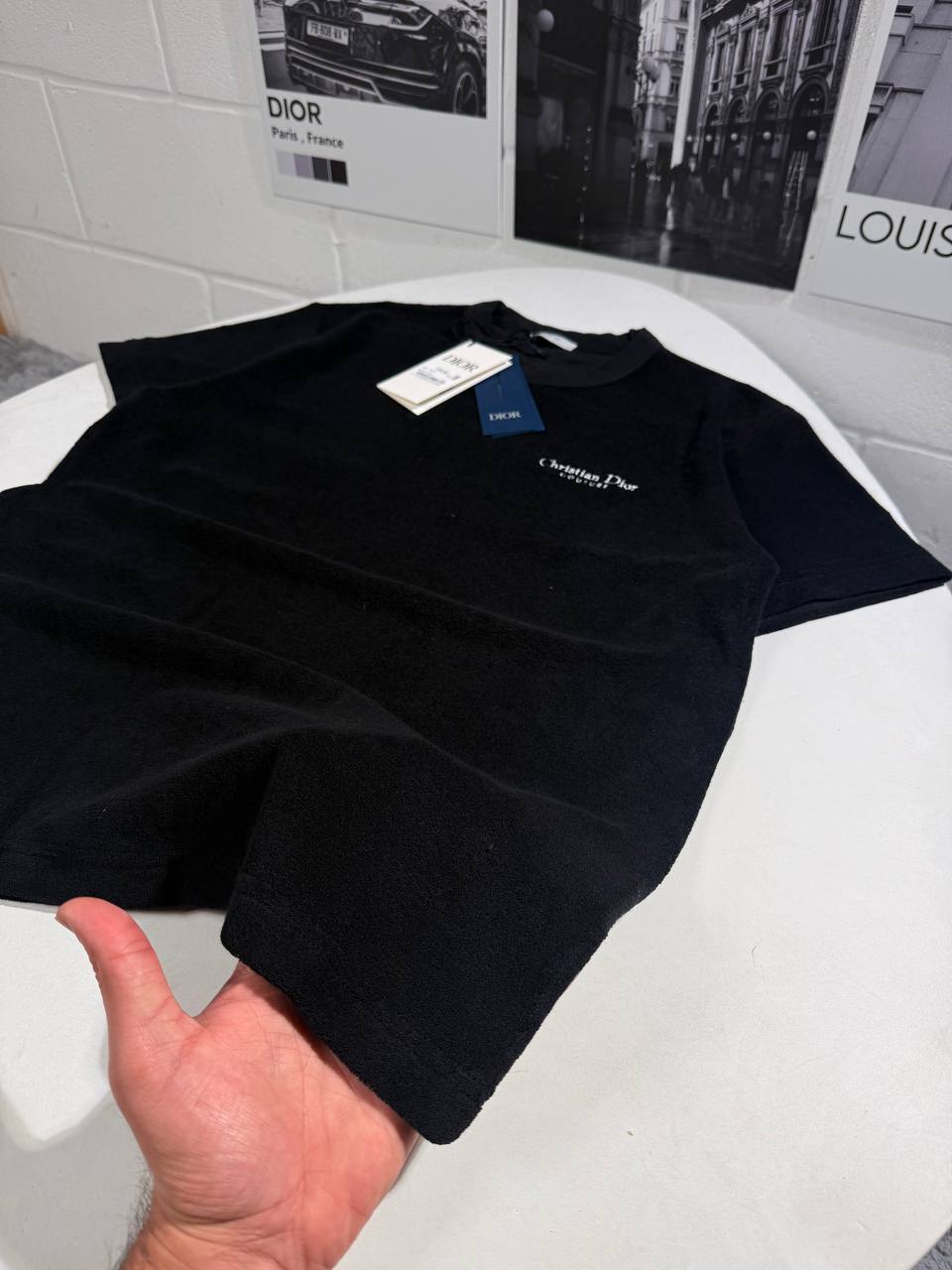 Christian Dior Logo Towel T-Shirts Relaxed Fit in Multiple Colors UK Reps AAA Quality