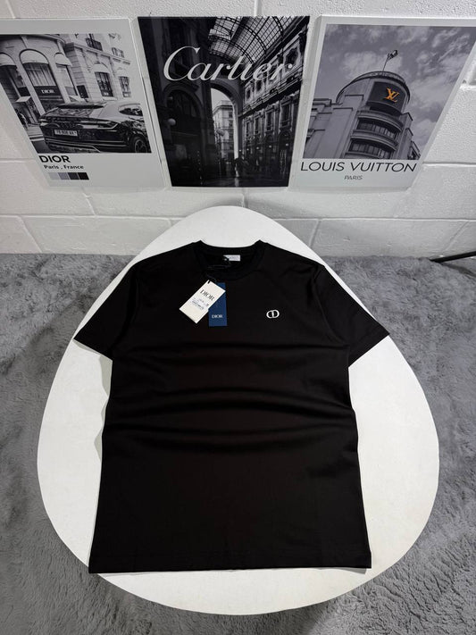 Christian Dior Small Logo T-Shirts Relaxed Fit in 2 Colors UK Reps AAA Quality