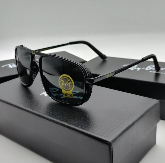 Ray Ban Men's Sunglasses Metal Frame in Black UK Reps AAA Quality