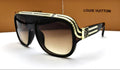 Louis Vuitton Millionaires Frame Brown Sunglasses Mens UK Reps AAA Quality