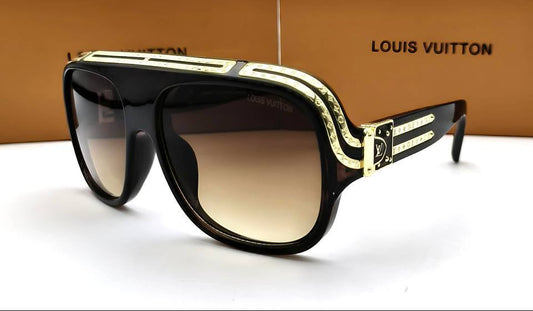 Louis Vuitton Millionaires Frame Brown Sunglasses Mens UK Reps AAA Quality