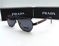 Prada Linea Rossa Active Signature Red Stripe Linea Rossa Detail Black Sunglasses Mens UK Reps AAA Quality