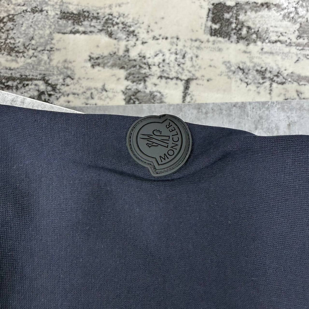 Moncler Spray-Print Cotton Short Sleeve T-Shirts Mens in 2 Colors UK Reps AAA Quality