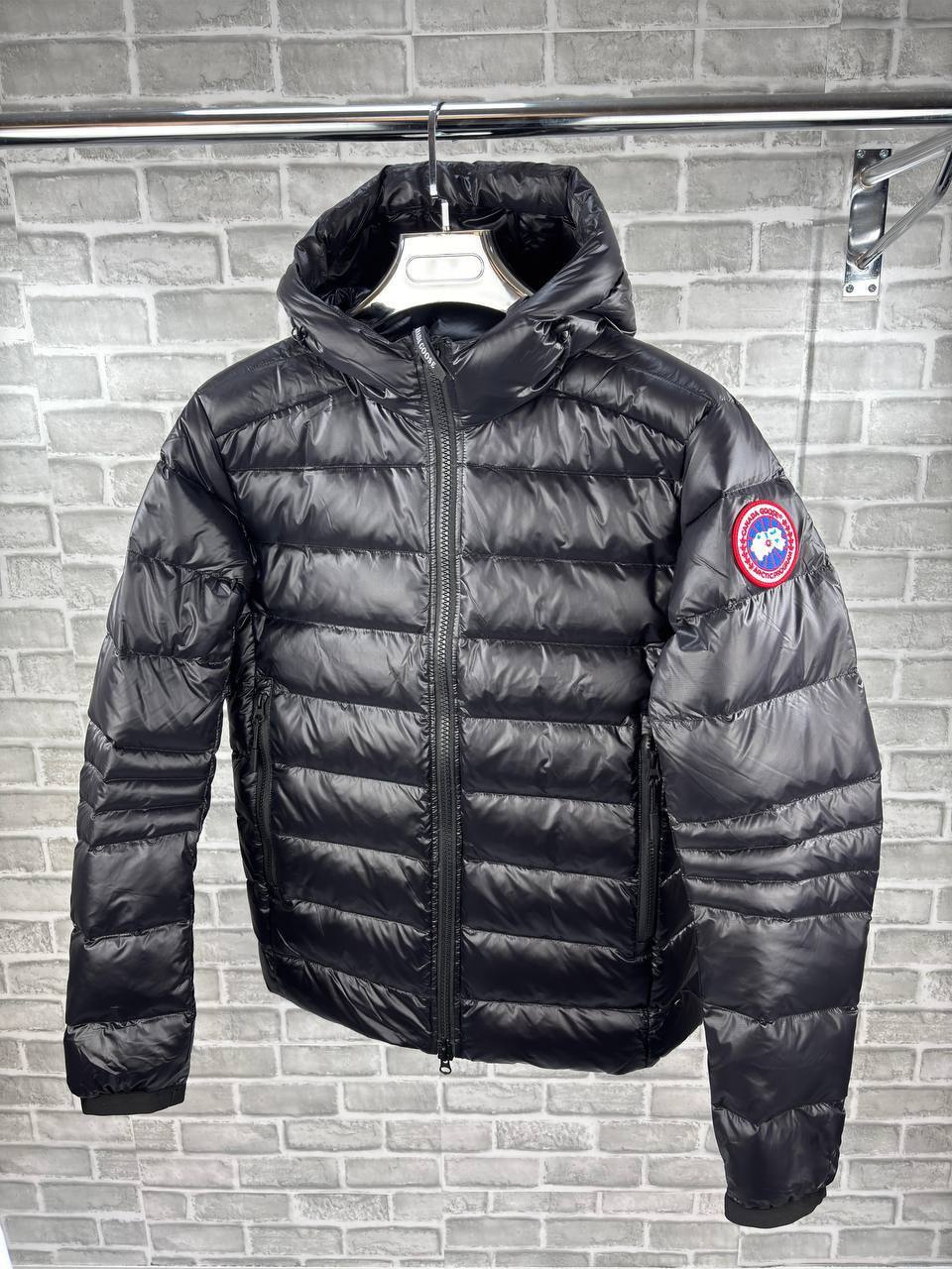 Canada Goose Crofton Zip Jacket Black Padded Mens Best Sale UK Reps AAA Quality