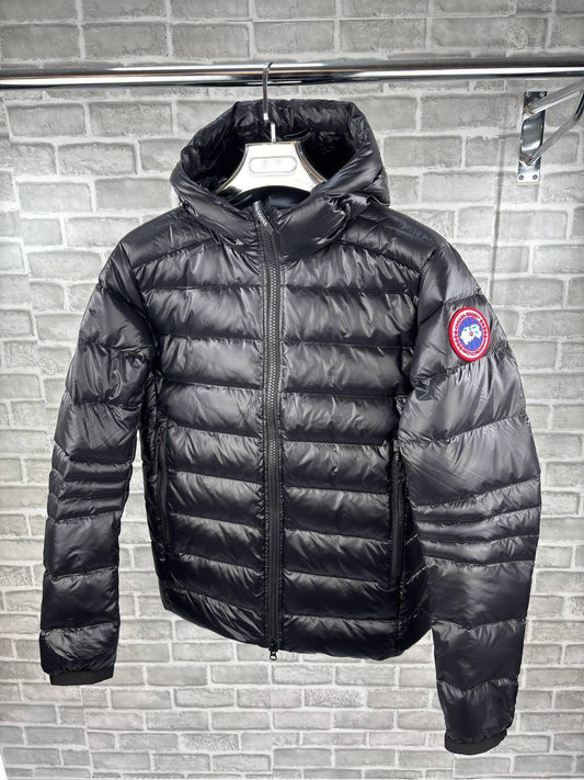 Canada Goose Crofton Zip Jacket Black Padded Mens Best Sale UK Reps AAA Quality