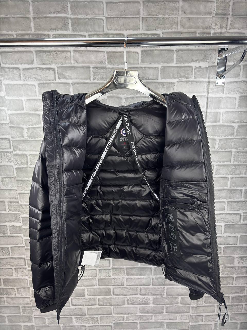Canada Goose Crofton Zip Jacket Black Padded Mens Best Sale UK Reps AAA Quality