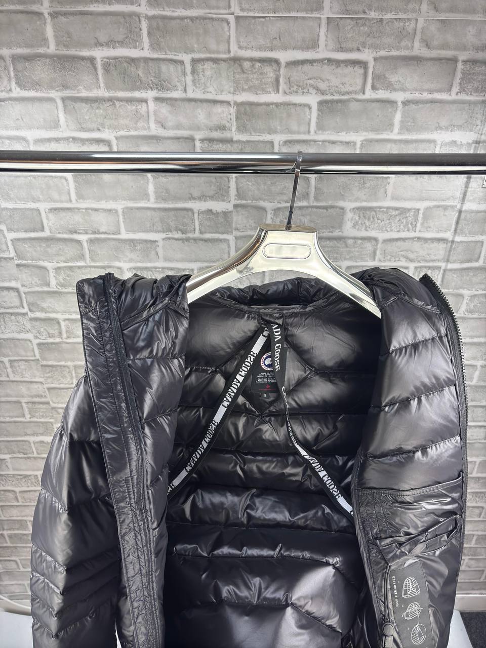 Canada Goose Crofton Zip Jacket Black Padded Mens Best Sale UK Reps AAA Quality