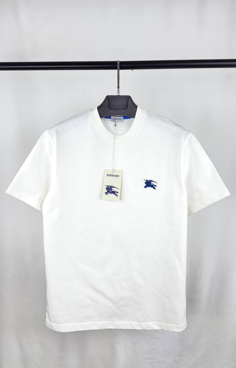 Burberry Navy EKD Slim-Fit Mens T-Shirt in 2 Colors Best Sale UK Reps AAA Quality